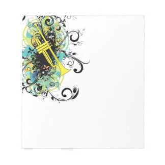Bloc De Notas Grunge Swirl Trumpet