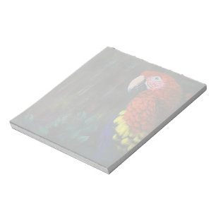 Bloc De Notas Guacamayo Escarlata