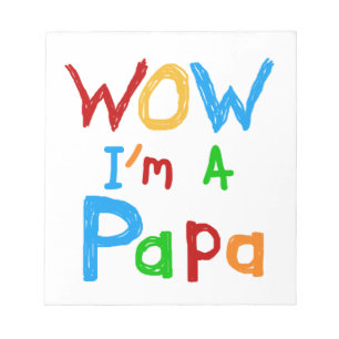 Bloc De Notas Guau, soy una camiseta de papá y GIfts