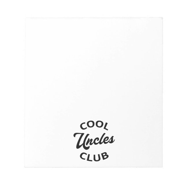 Bloc De Notas Guay Uncles Club I (Frente)