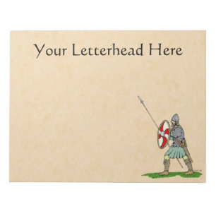 Bloc De Notas Guerrero sajón/inglés medieval