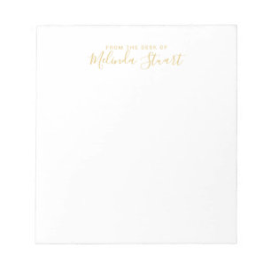 Bloc De Notas Guión profesional moderno