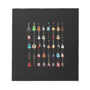 Bloc De Notas Guitarista guitarra Instrumento musical Rock and R