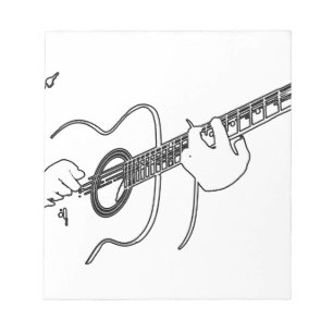 Bloc De Notas guitarra acústica