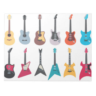 Bloc De Notas Guitarra de rock eléctrico