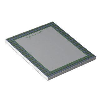 Bloc De Notas Gunn Ancient Original Scottish Tartan