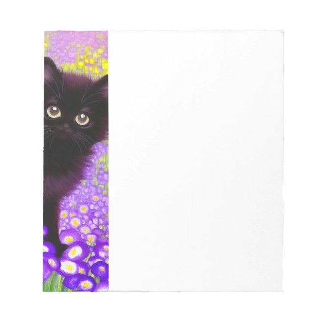 Bloc De Notas Gustav Klimt Black Kitten (Frente)