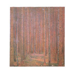 Bloc De Notas Gustav Klimt Fir Forest Tannenwald