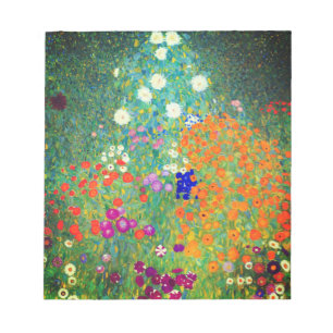 Bloc De Notas Gustav Klimt Flower Garden