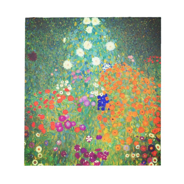 Bloc De Notas Gustav Klimt Flower Garden (Frente)