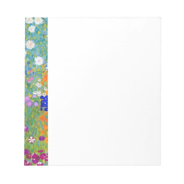 Bloc De Notas Gustav Klimt Flower Garden (Frente)