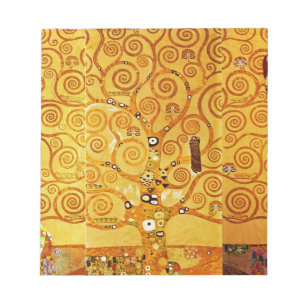 Bloc De Notas Gustav Klimt Tree of Life: Simbolista Art Nouveau