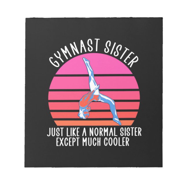 Bloc De Notas Gymnast Sister (Frente)