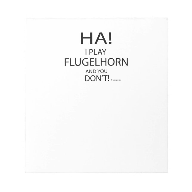 Bloc De Notas Ha Flugelhorn (Frente)