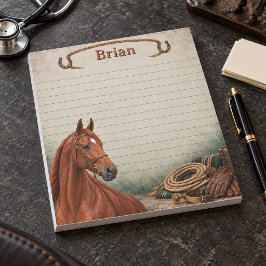 Bloc De Notas Habitación de arreos personalizada para caballo ca