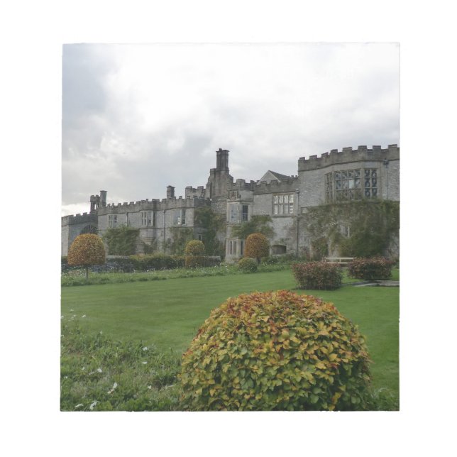 Bloc De Notas Haddon Hall y Jardines (Frente)