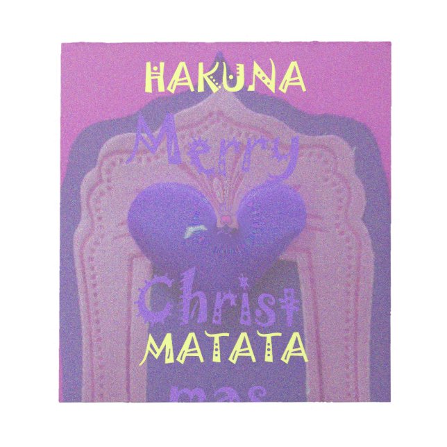 Bloc De Notas Hakuna Matata Merry Christmas Love  Design.jpg (Frente)