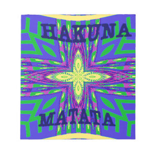 Bloc De Notas Hakuna matata Mombasa Kanga