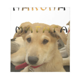 Bloc De Notas "Hakuna Matata Pup" - Amor a los cachorros sin pre