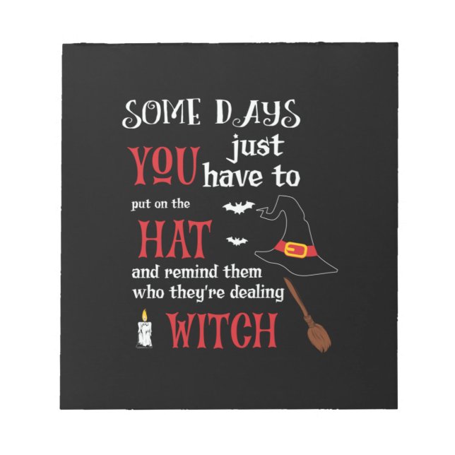 Bloc De Notas Halloween Algunos Días Que Tienes Que Cumpleaños (Frente)