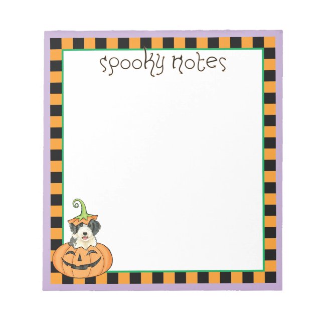 Bloc De Notas Halloween Beardie (Frente)