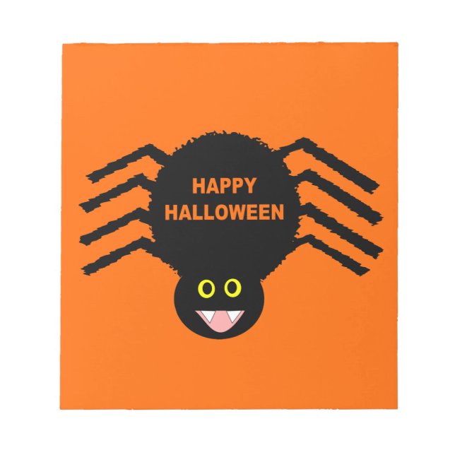 Bloc De Notas Halloween Black Spider Notepad (Frente)