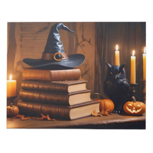 Bloc De Notas Halloween Calabazas de búho Cute Spooky Festividad