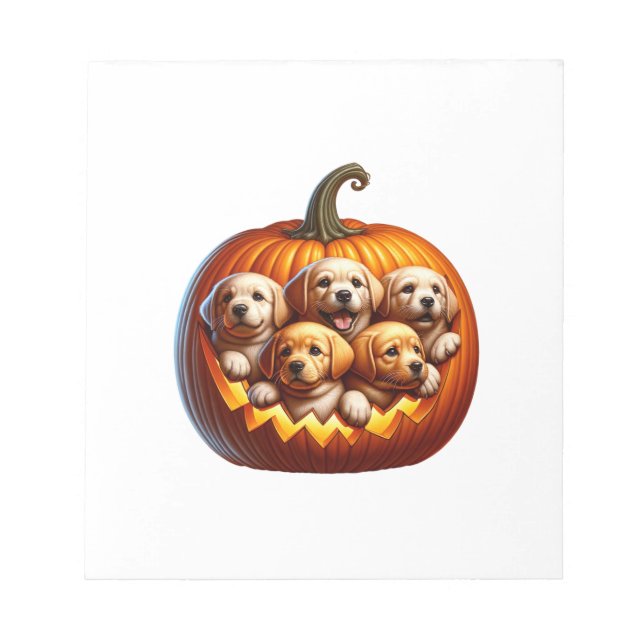Bloc De Notas Halloween de perro (Frente)