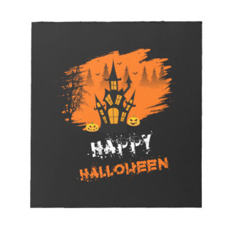 Bloc De Notas Halloween Feliz cumpleaños de Halloween