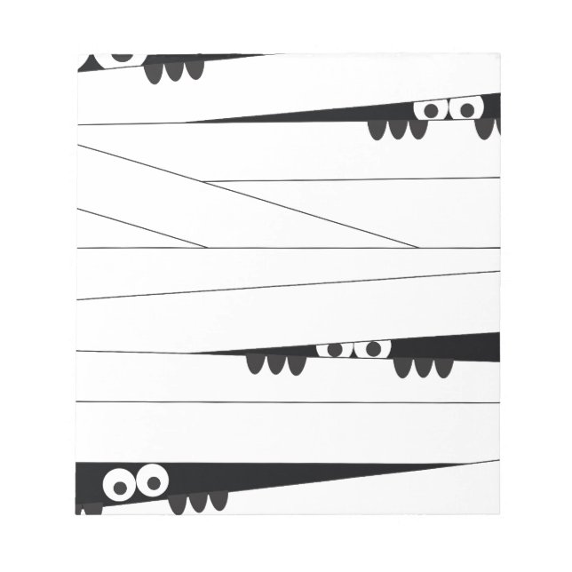 Bloc De Notas Halloween Peeking Mummy (Frente)