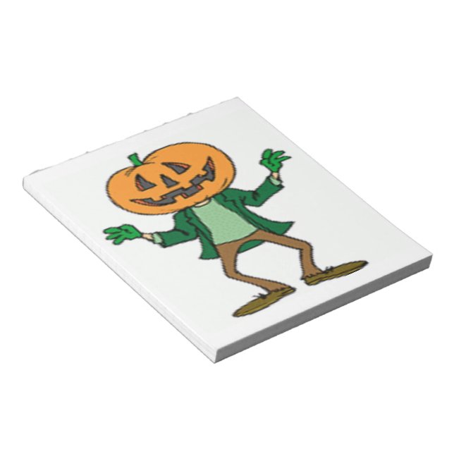 BLOC DE NOTAS HALLOWEEN PUMPKIN HEAD (Lado Derecho)