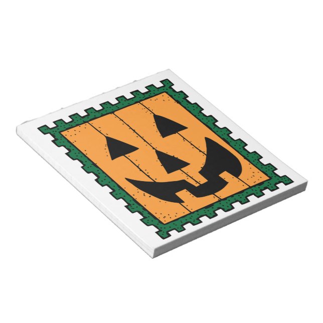 BLOC DE NOTAS HALLOWEEN PUMPKIN STAMP (Lado Derecho)