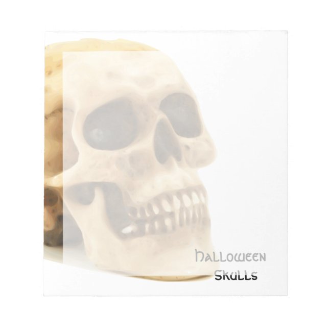 Bloc De Notas Halloween Skull Bone (Frente)