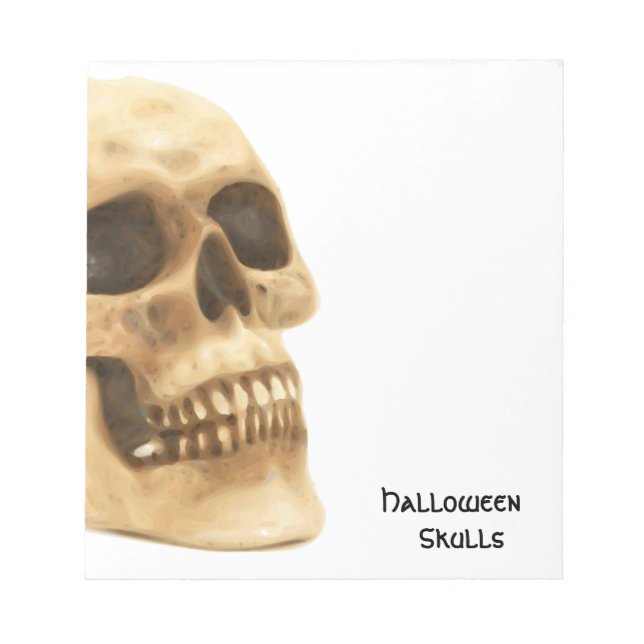 Bloc De Notas Halloween Skull Bone (Frente)