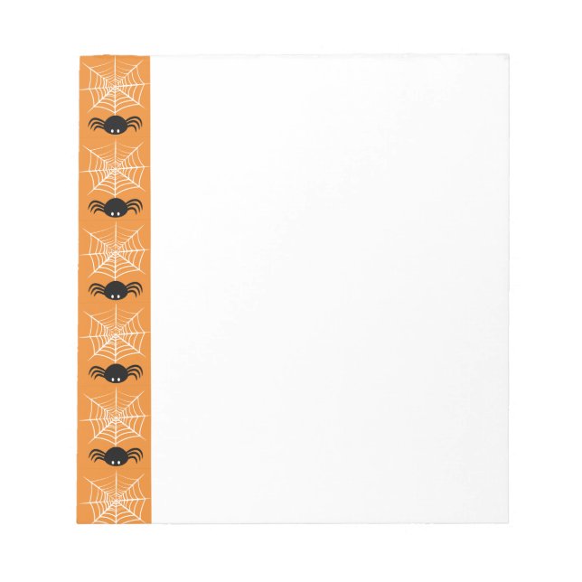 Bloc De Notas Halloween Spider Web (Frente)