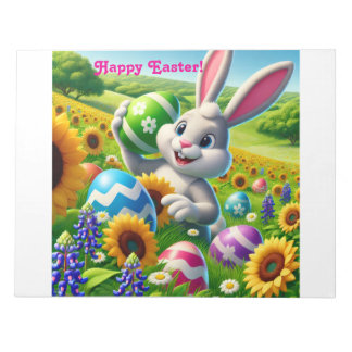 Bloc De Notas Happy “Easter Bunny” Notepad 