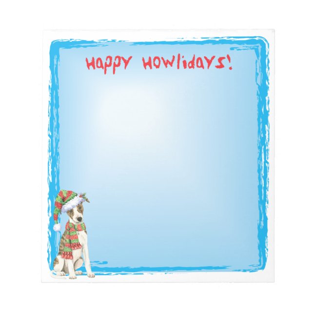Bloc De Notas Happy Howlidays Whippet (Frente)