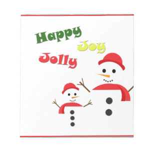 Bloc De Notas Happy Jolly Joy