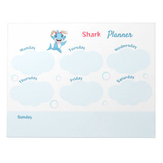 Bloc De Notas Happy Shark Family Planner