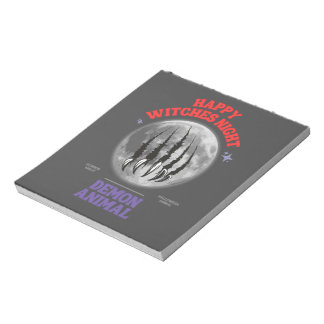 Bloc De Notas happy witches night demon animal