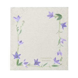 Bloc De Notas Harebell flower garland CC0339 Customizable