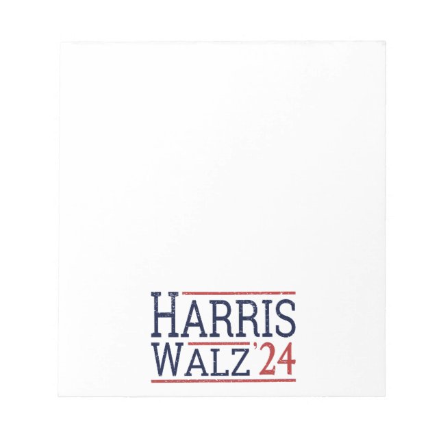 Bloc De Notas Harris Walz Election 2024 I (Frente)