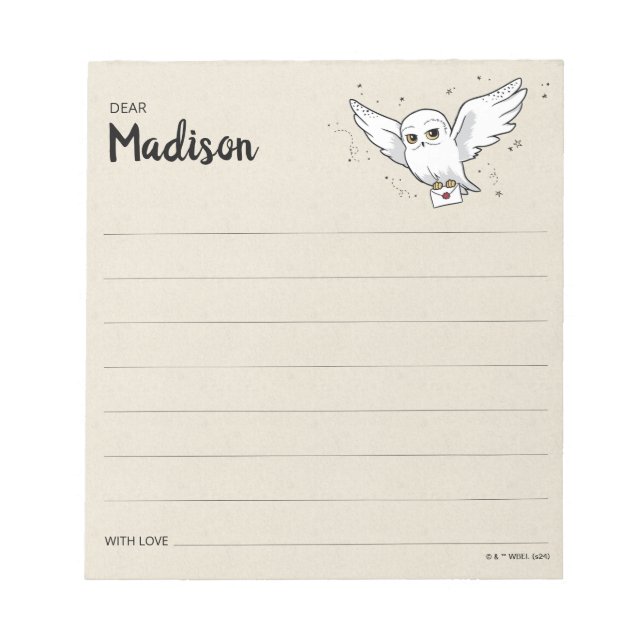 Bloc De Notas HARRY POTTER™ Baby Shower Time Capsule Note (Frente)