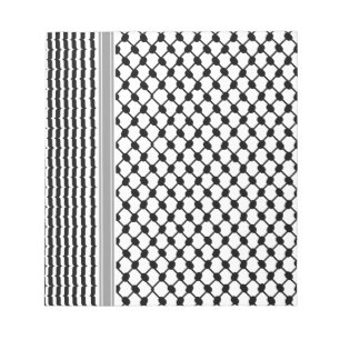 Bloc De Notas Hatta Keffiyeh Kufiya Folk Palestino (Patrón 2)