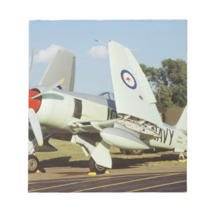 Bloc De Notas Hawker Sea Fury en CAF, ala de Minnesota, en el