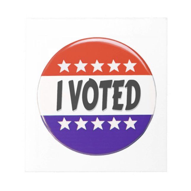 Bloc De Notas He votado (Frente)