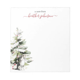Bloc De Notas Hearthlight Notas Invierno Kit Acogedor Gatito Per