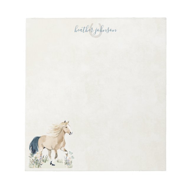 Bloc De Notas Hearthlight Notes Meadow & Mane Notes (Frente)