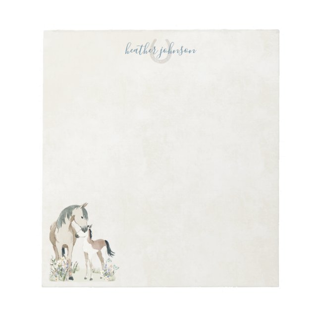 Bloc De Notas Hearthlight Notes Meadow & Mane Notes (Frente)