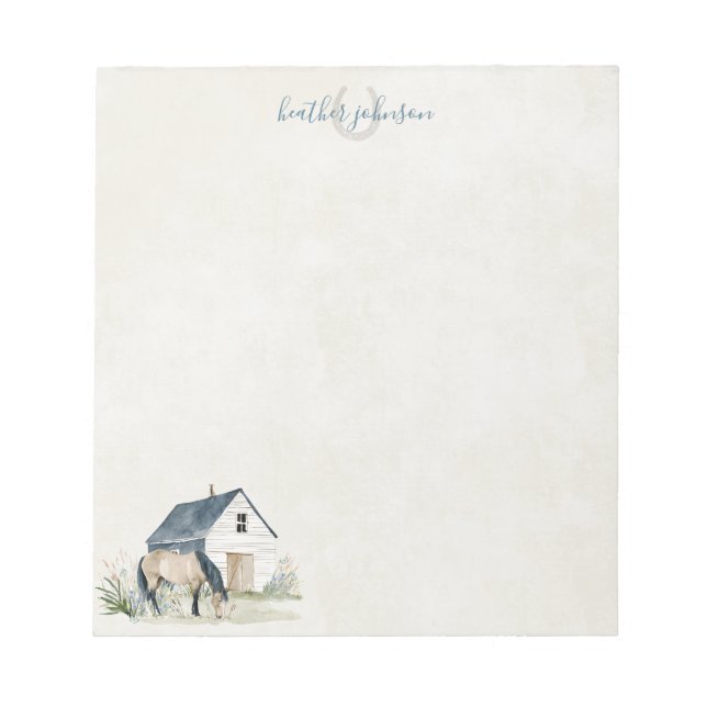 Bloc De Notas Hearthlight Notes Meadow & Mane Notes (Frente)